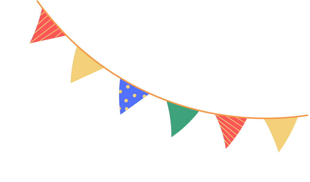 Birthday banner right